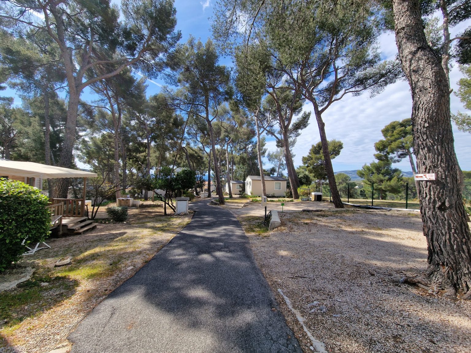 Emplacement de camping entre Cassis et La Ciotat, en Paca